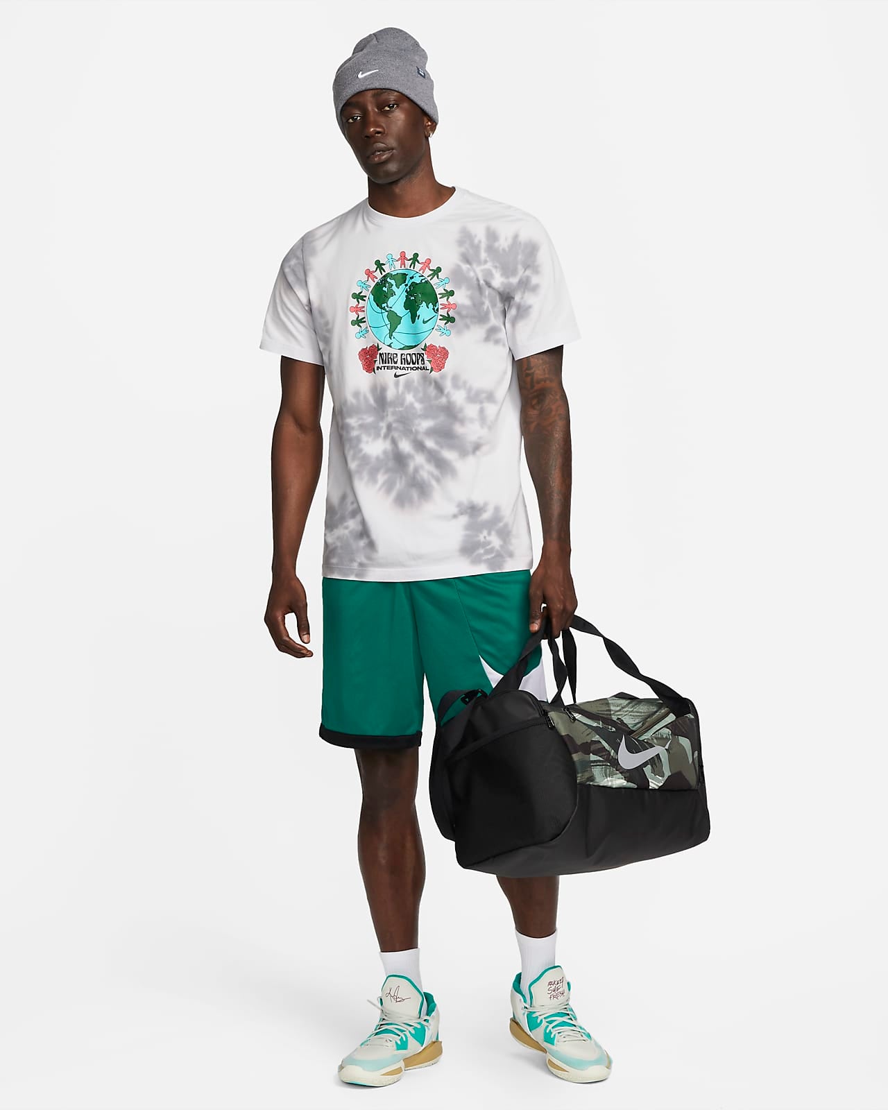 NIKE HOOPS TIE-DYE TEE
