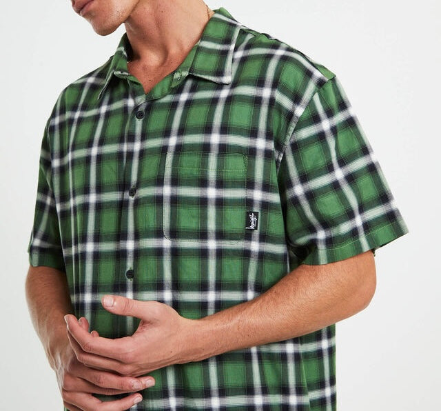 STUSSY POCKET CHECKERED SS SHIRT