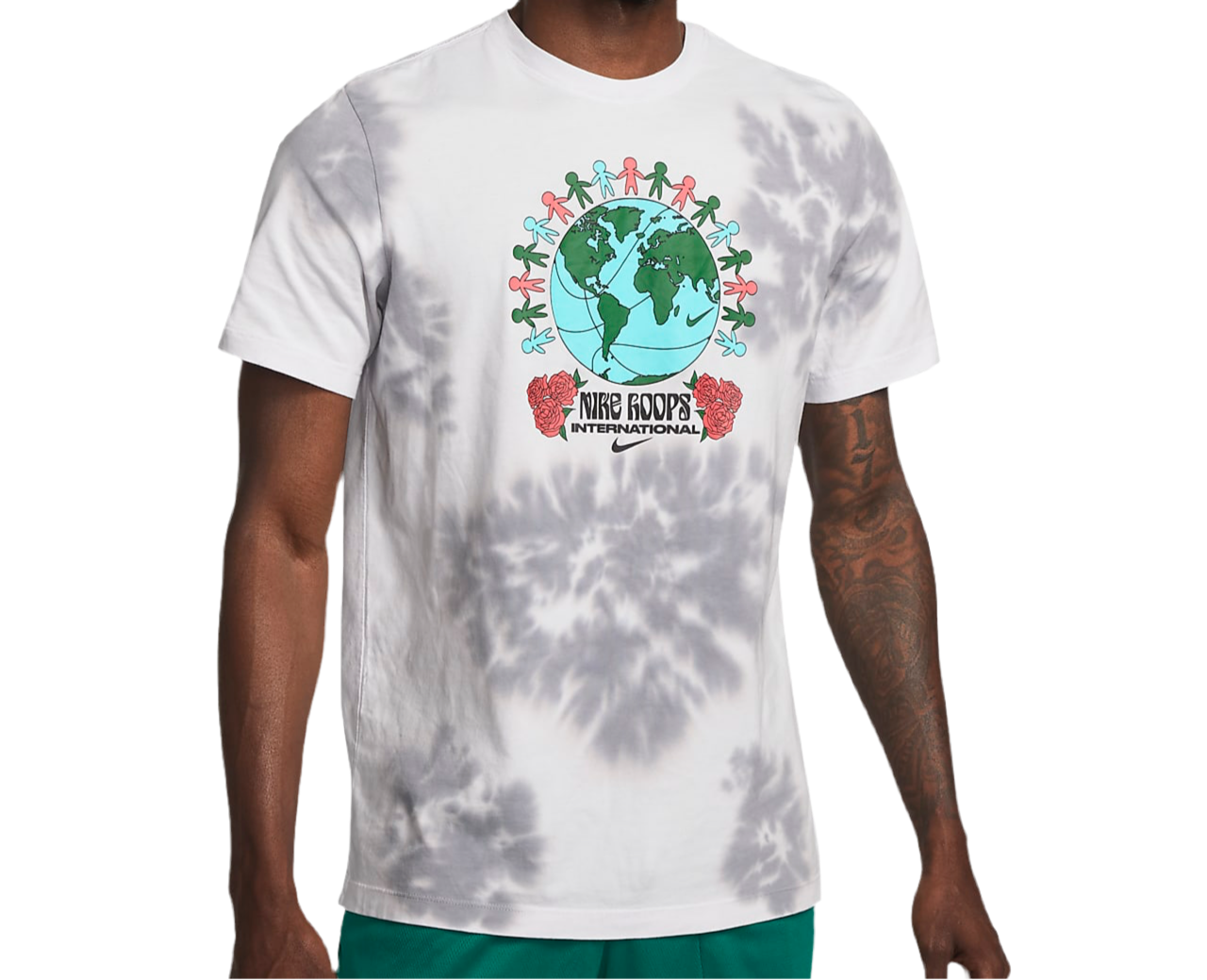 NIKE HOOPS TIE-DYE TEE