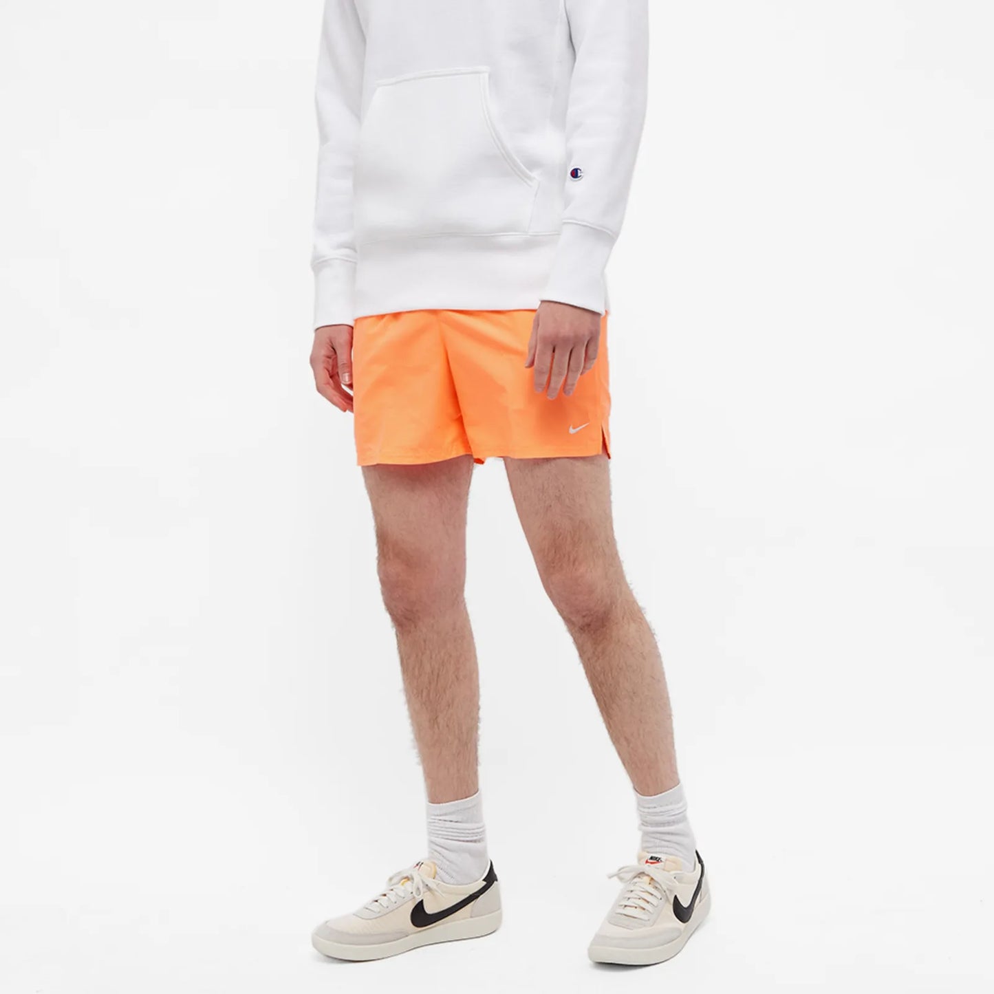 NIKE SWIM ESSENTIAL 5" VOLLEY SHORTS - BRIGHT MANGO