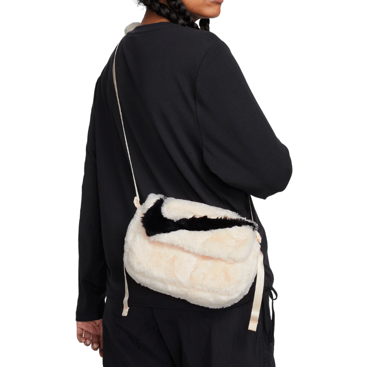 Nike Sportswear Futura 365 Faux Fur Cross-Body Bag (1L)