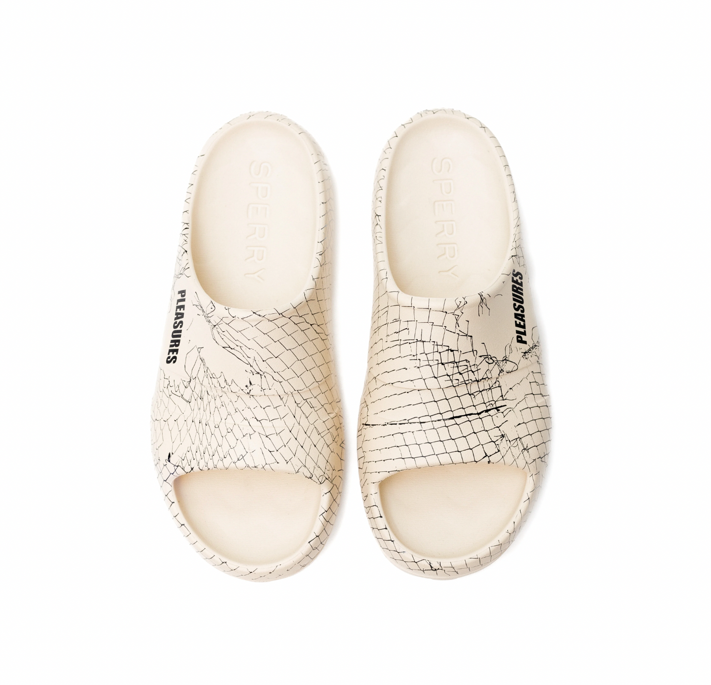 PLEASURES X SPERRY FLOAT SLIDE - CREAM
