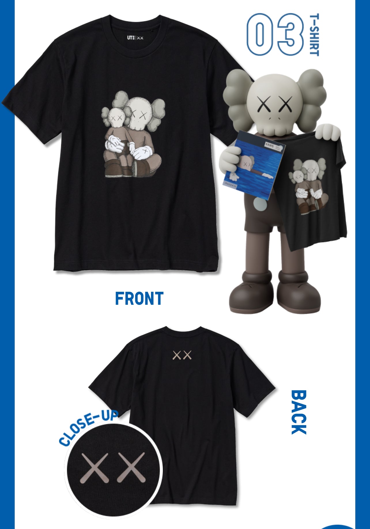 KAWS x UNIQLO UT GRAPHIC T-SHIRT