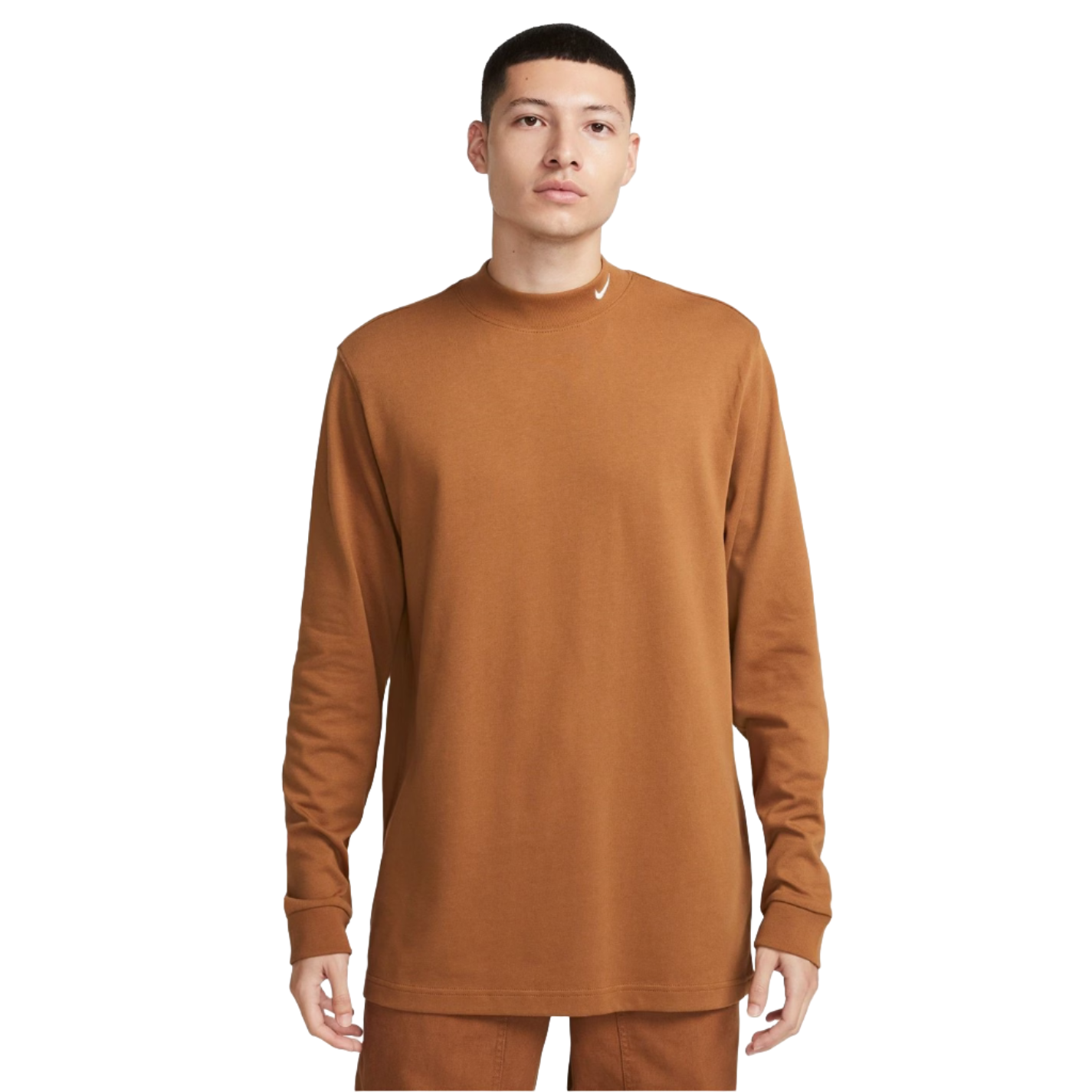 NIKE LIFE L/S MOCK-NECK SHIRT