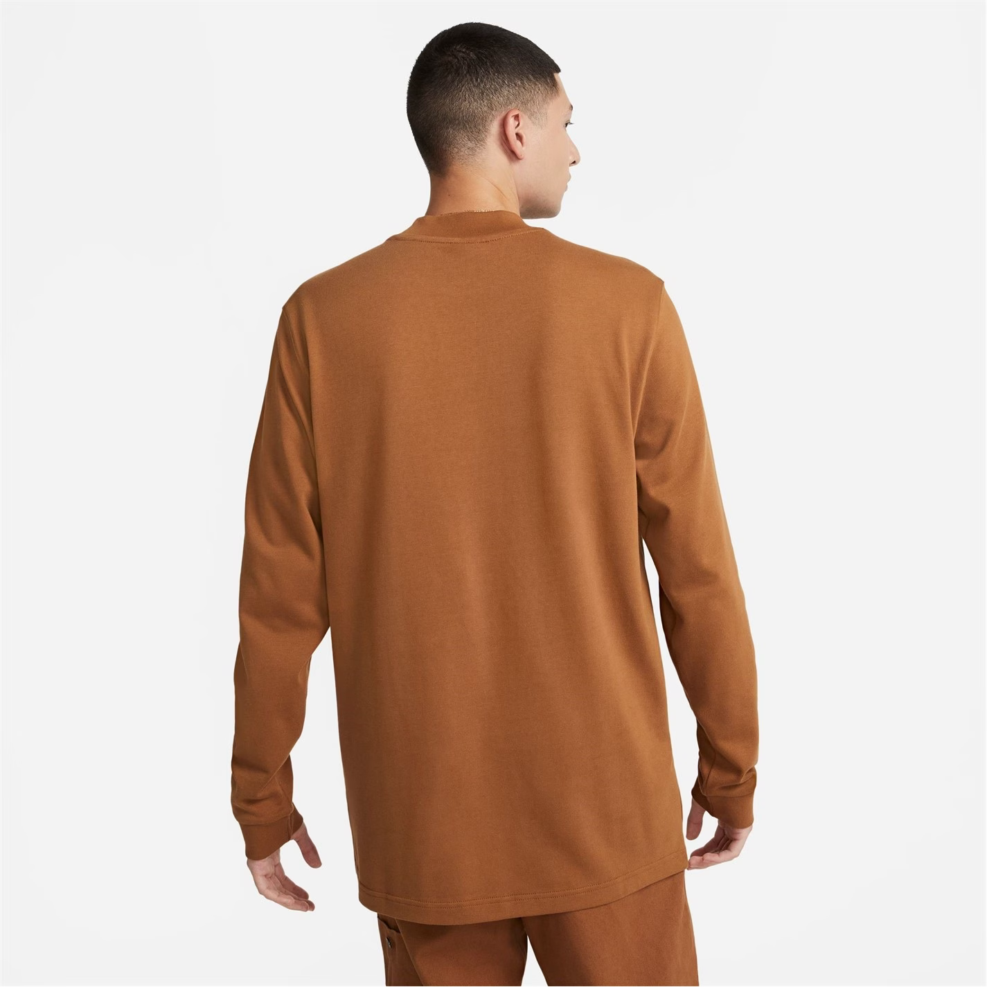 NIKE LIFE L/S MOCK-NECK SHIRT