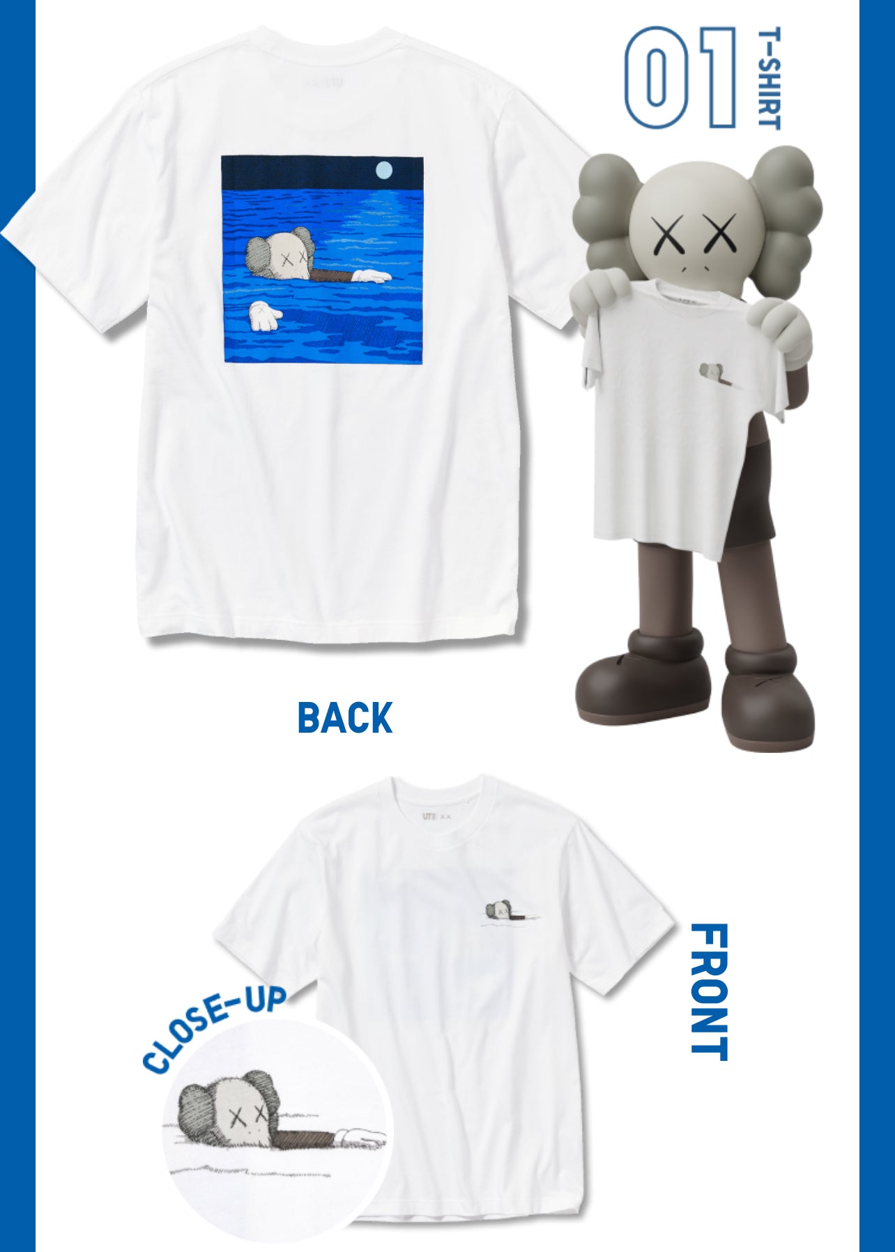 KAWS x UNIQLO UT GRAPHIC T-SHIRT