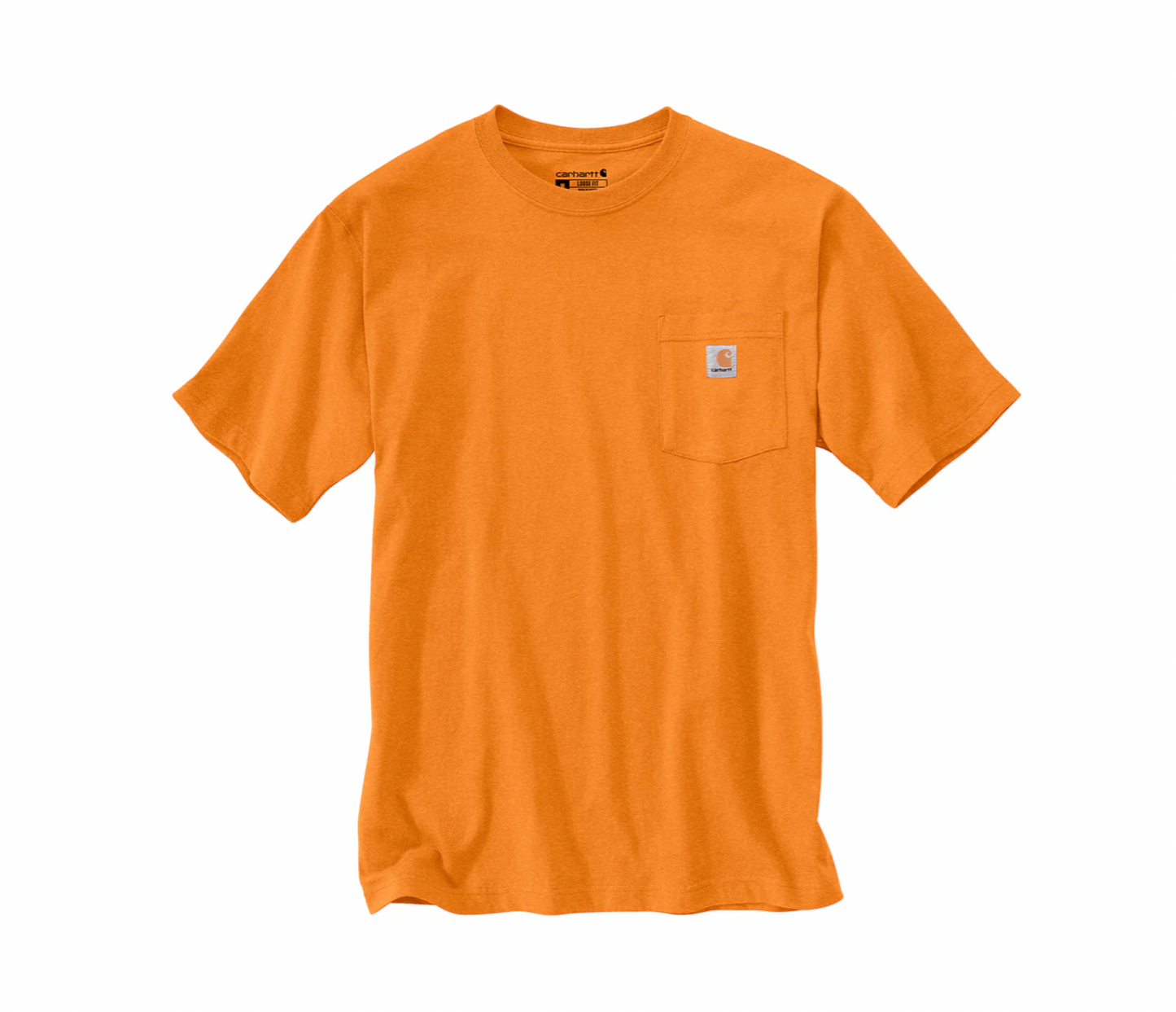 CARHARTT K87 HEAVYWEIGHT POCKET T-SHIRT - MARMALADE HEATHER