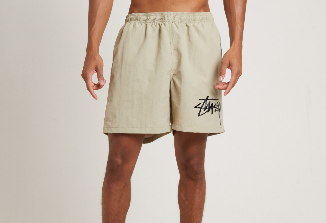 STUSSY BIG STOCK WATER SHORTS - PUTTY BEIGE