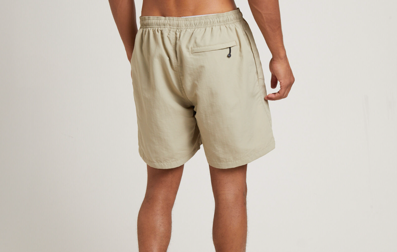 STUSSY BIG STOCK WATER SHORTS - PUTTY BEIGE