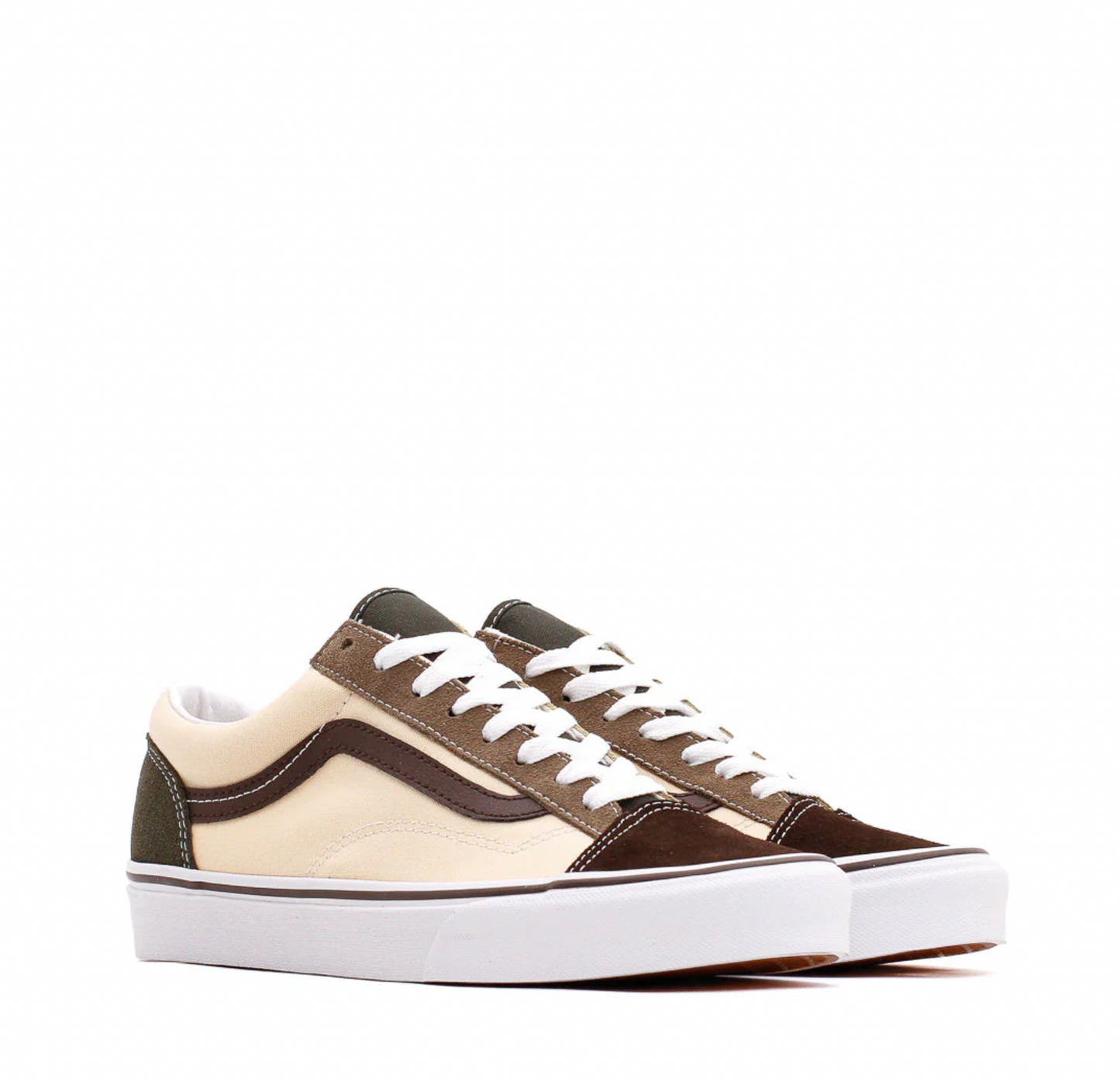 VANS STYLE 36 COLOR BLOCK - BROWN