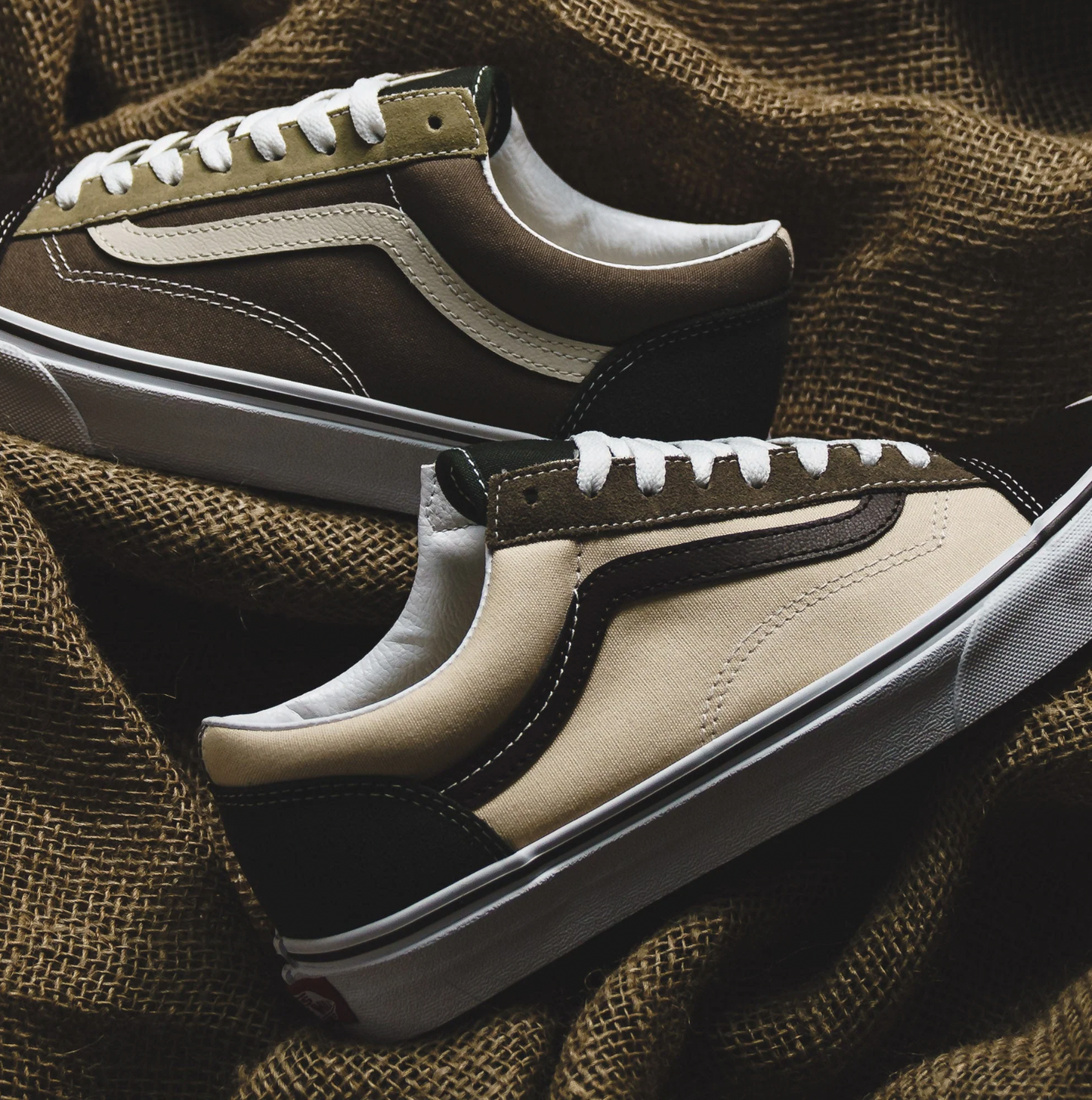 VANS STYLE 36 COLOR BLOCK - BROWN