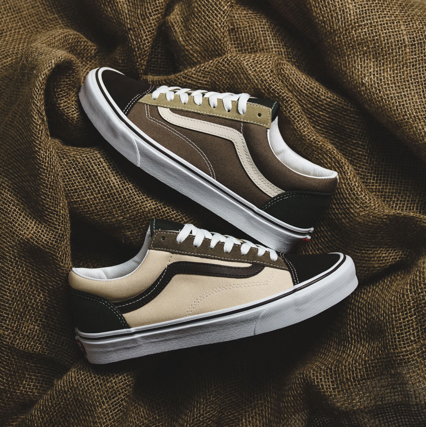 VANS STYLE 36 COLOR BLOCK - BROWN