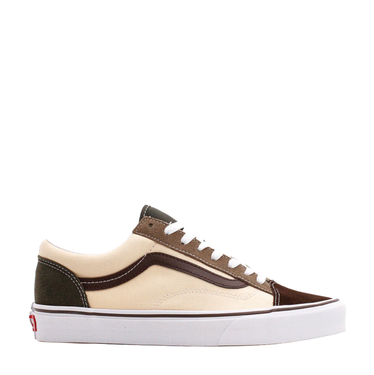 VANS STYLE 36 COLOR BLOCK - BROWN