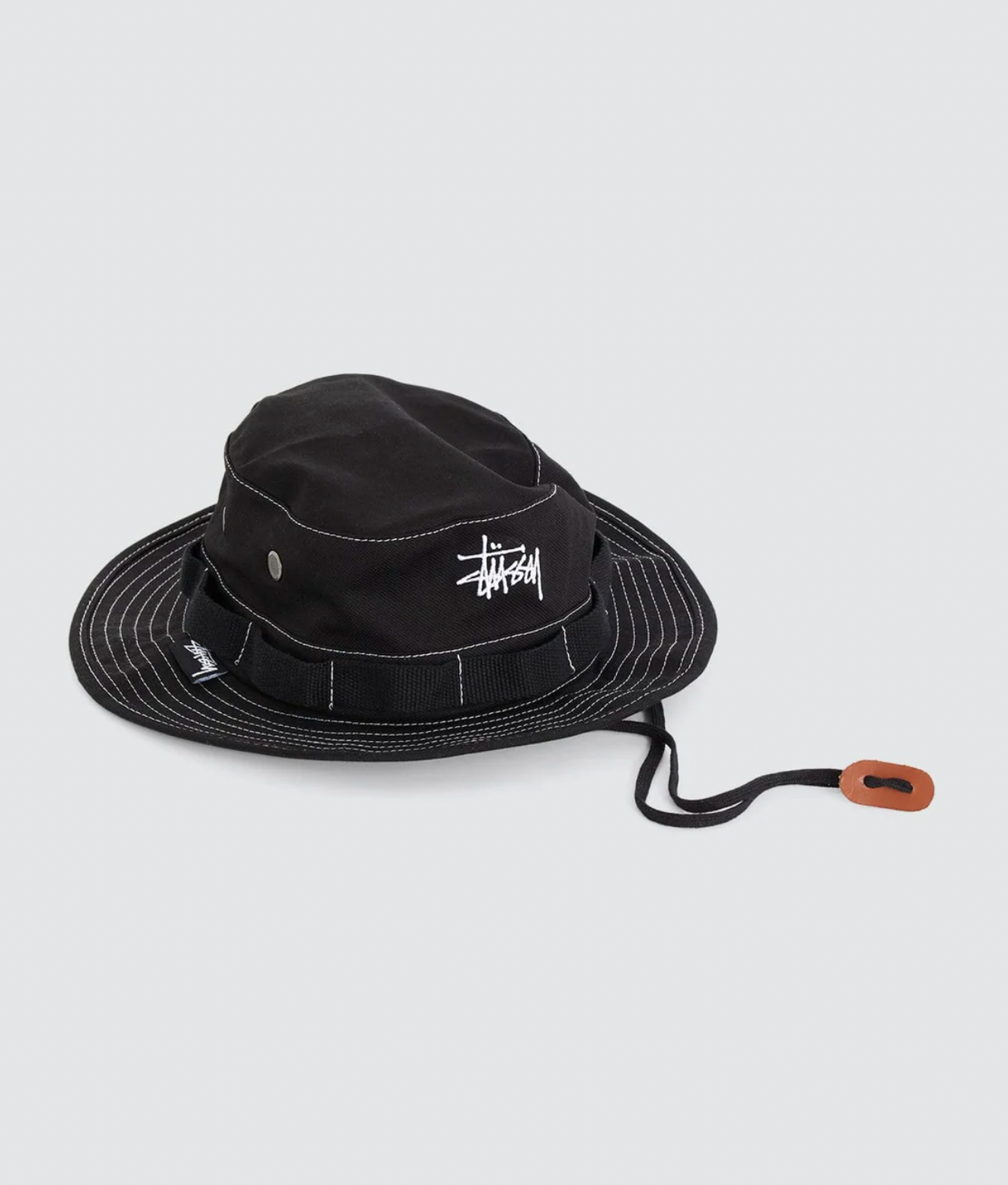 STUSSY CONTRAST TOPSTITCH BOONIE HAT