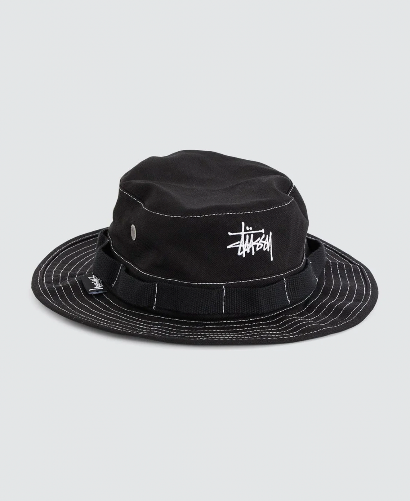 STUSSY CONTRAST TOPSTITCH BOONIE HAT