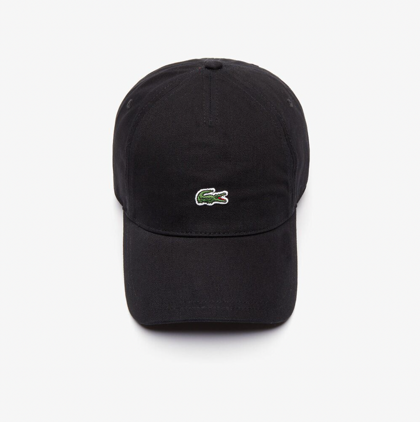 LACOSTE CENTER CROC CAP - BLACK