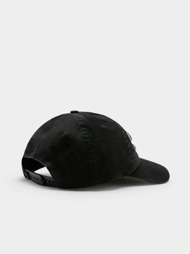 STUSSY CHENILLE S LOW PRO CAP - BLACK