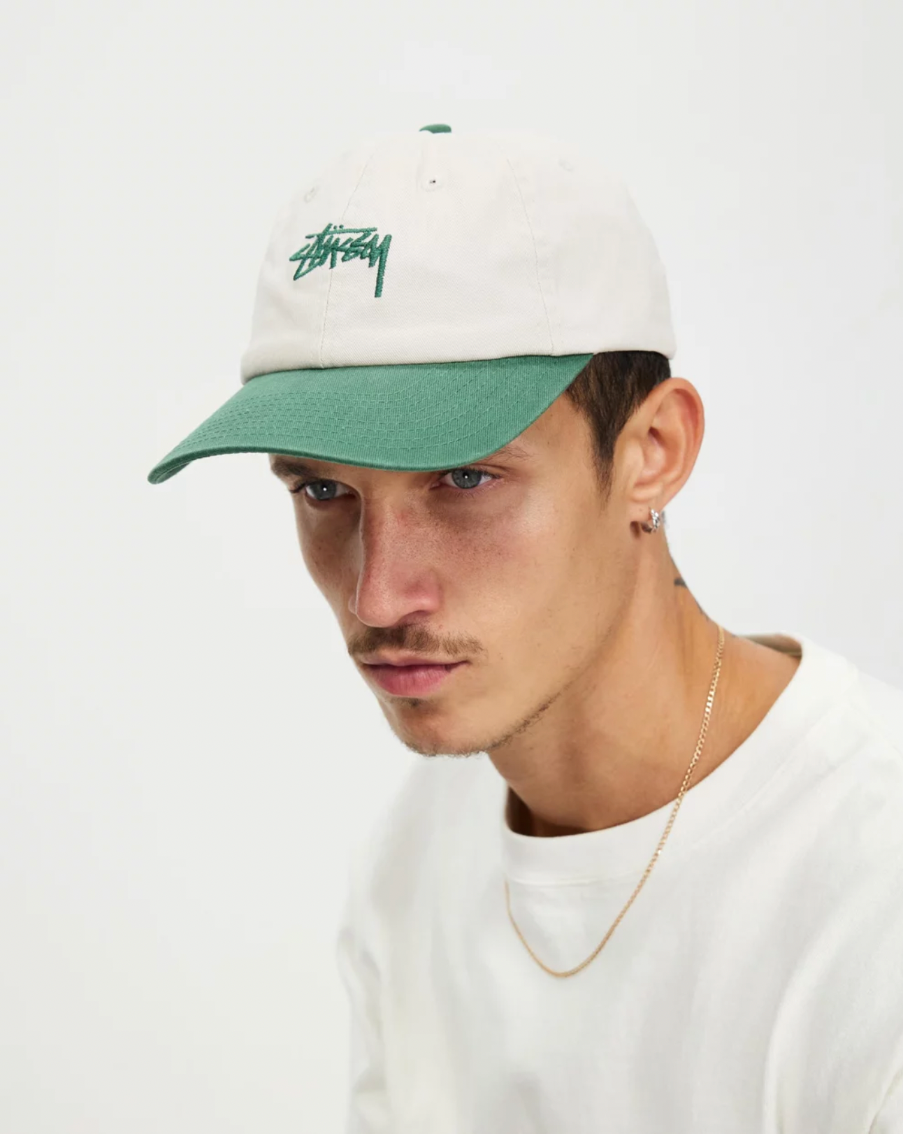 STUSSY STOCK LOW PRO STRAPBACK - PINE