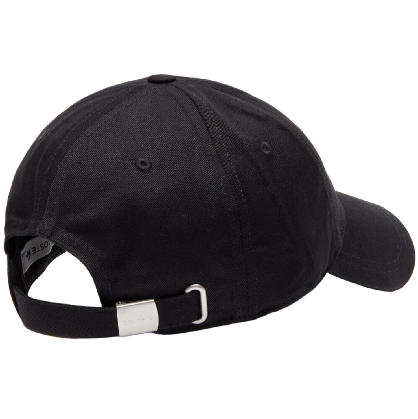 LACOSTE CENTER CROC CAP - BLACK