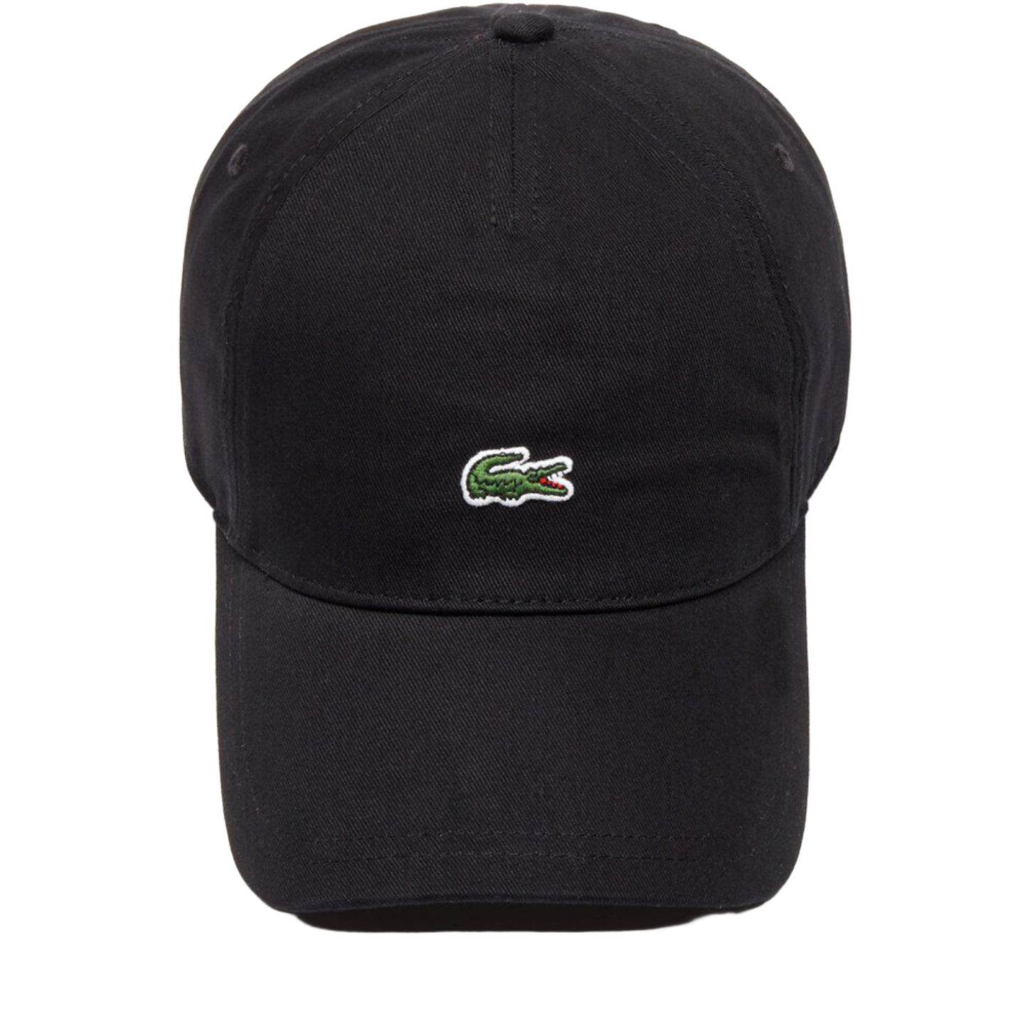 LACOSTE CENTER CROC CAP - BLACK