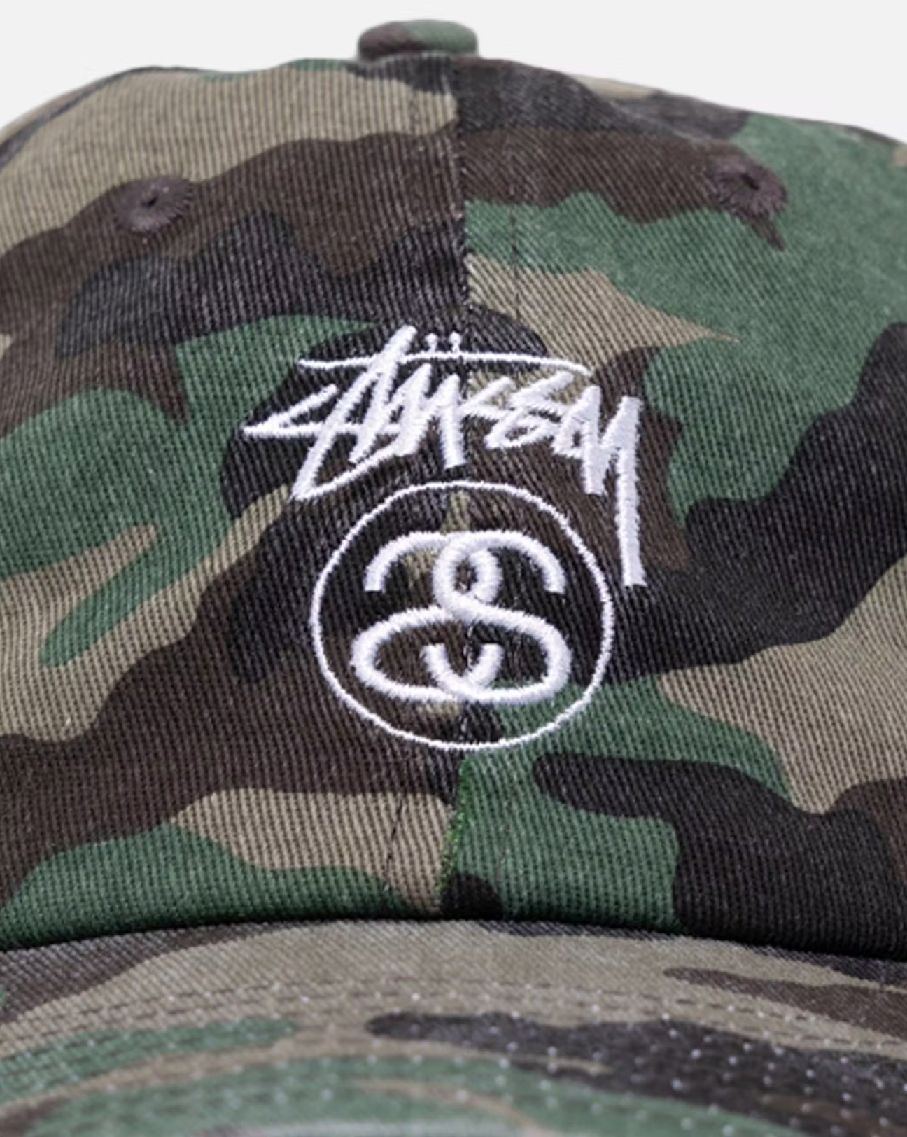 STUSSY SS LINK LOW PRO CAP - CAMO