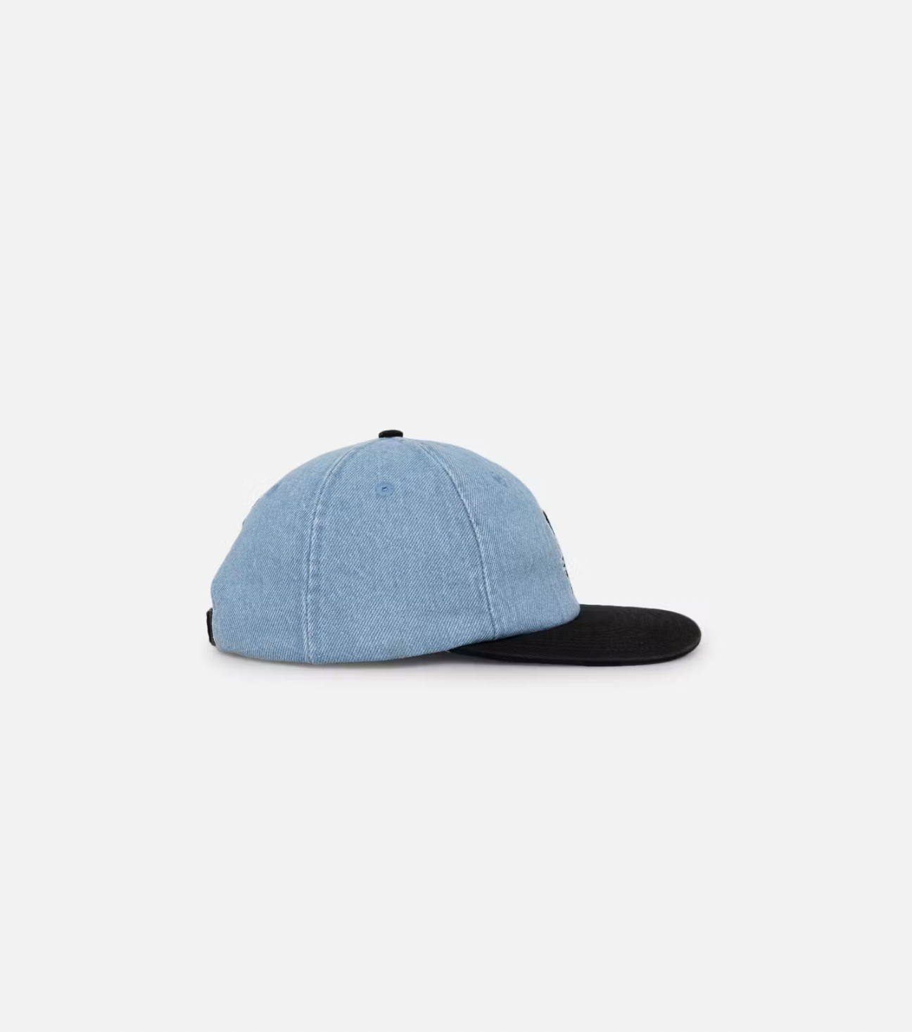 STUSSY VINTAGE S LOW PRO CAP - LIGHT DENIM