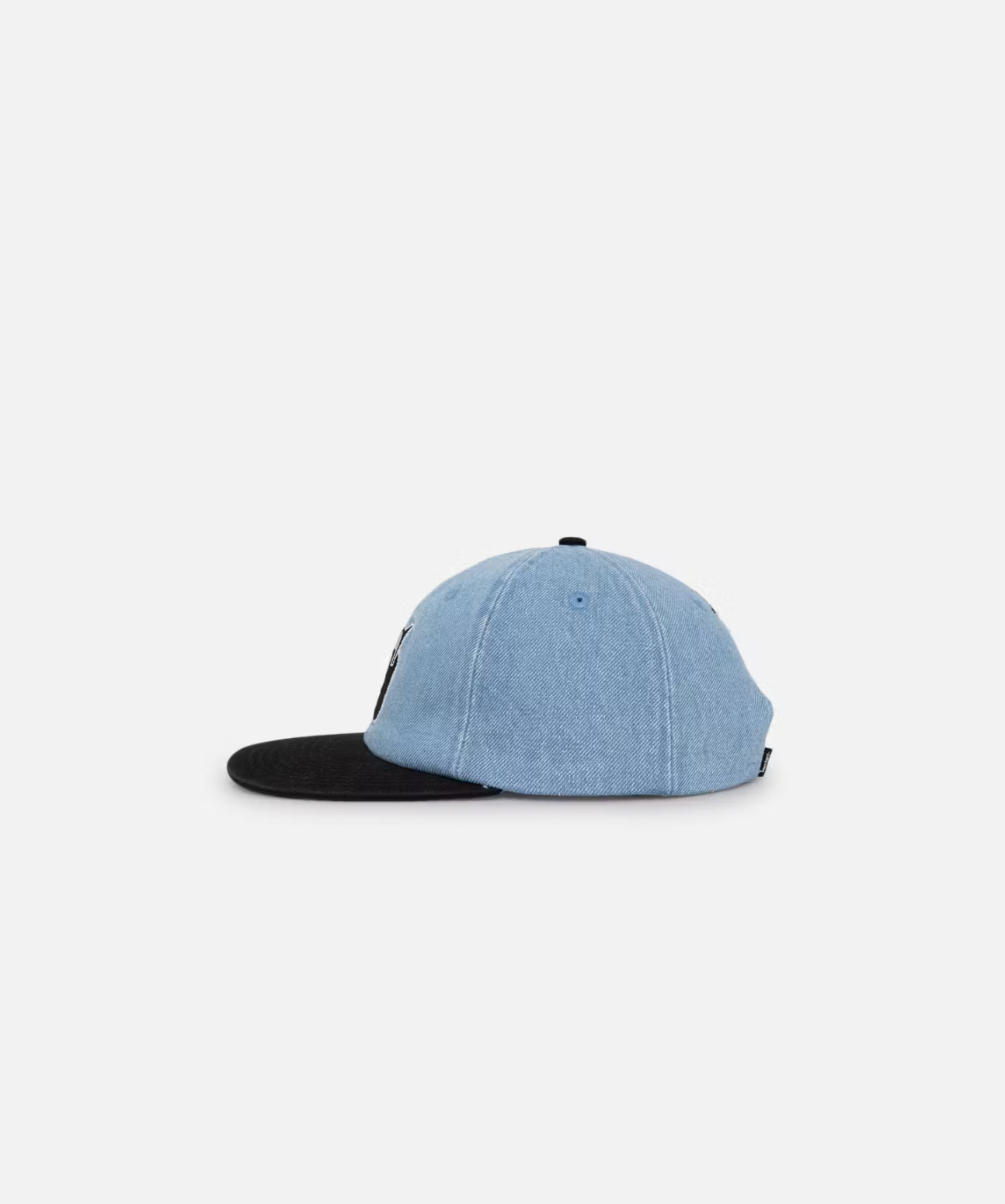 STUSSY VINTAGE S LOW PRO CAP - LIGHT DENIM