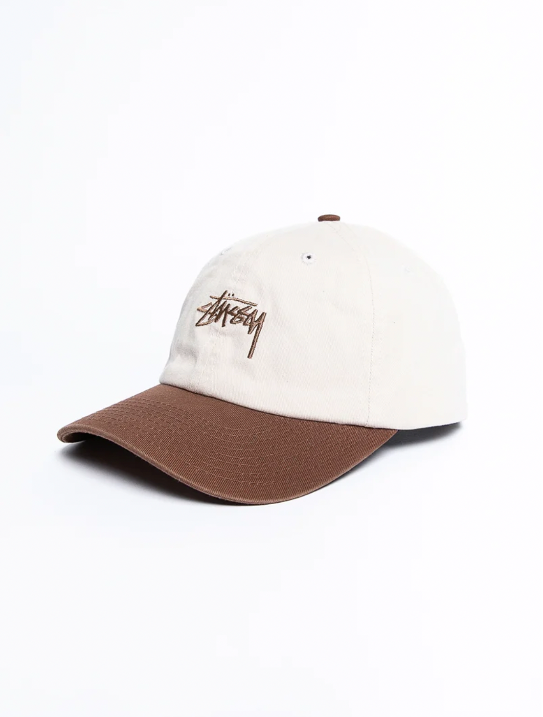 STUSSY STOCK LOW PRO STRAPBACK - MUD