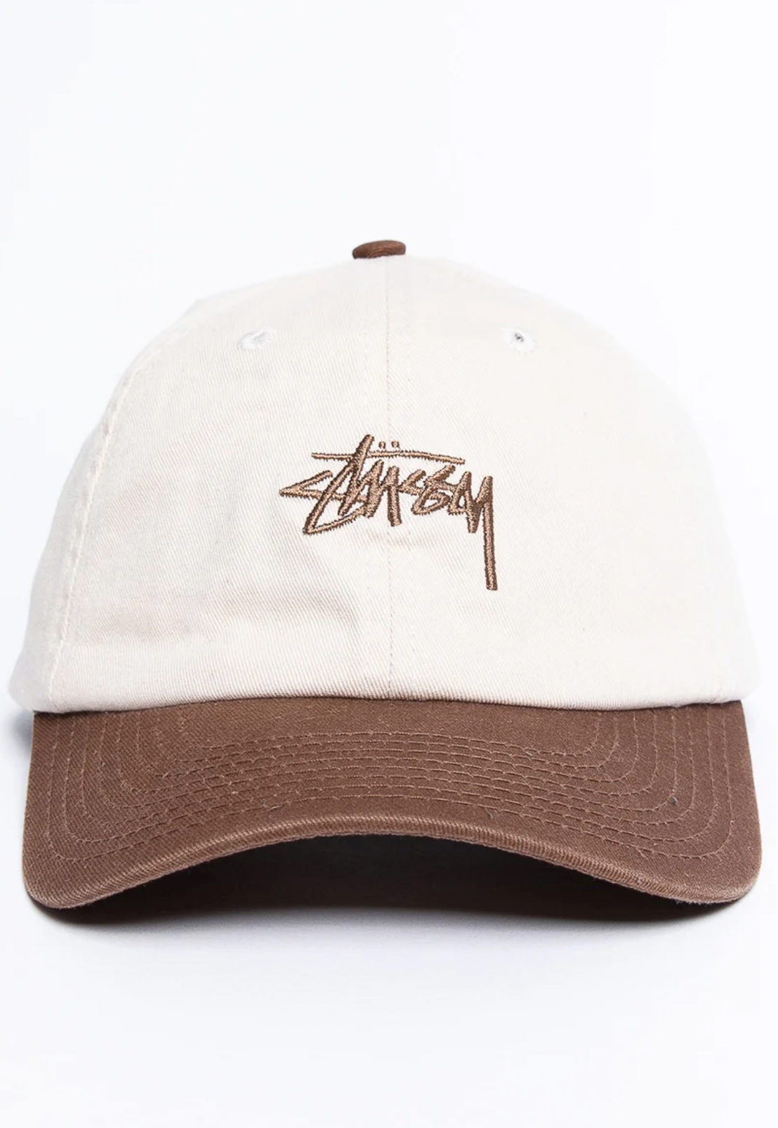 STUSSY STOCK LOW PRO STRAPBACK - MUD