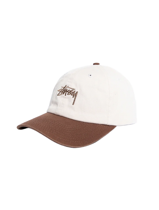 STUSSY STOCK LOW PRO STRAPBACK - MUD