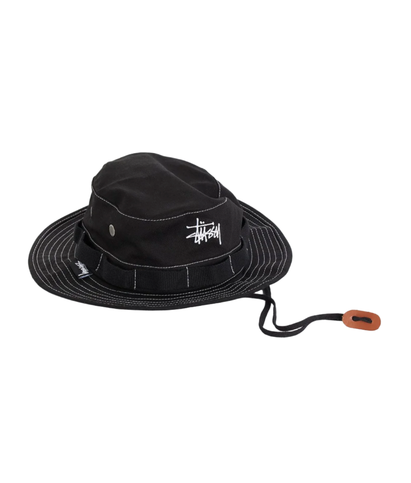 STUSSY CONTRAST TOPSTITCH BOONIE HAT