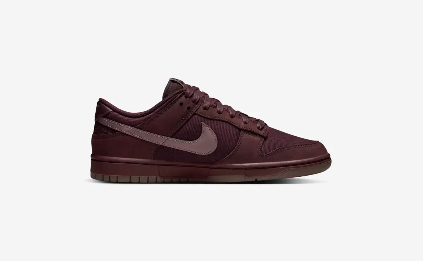 NIKE DUNK LOW RETRO PRM - BURGUNDY CRUSH