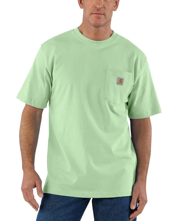 CARHARTT K87 HEAVYWEIGHT POCKET T-SHIRT - ADVENTURINE