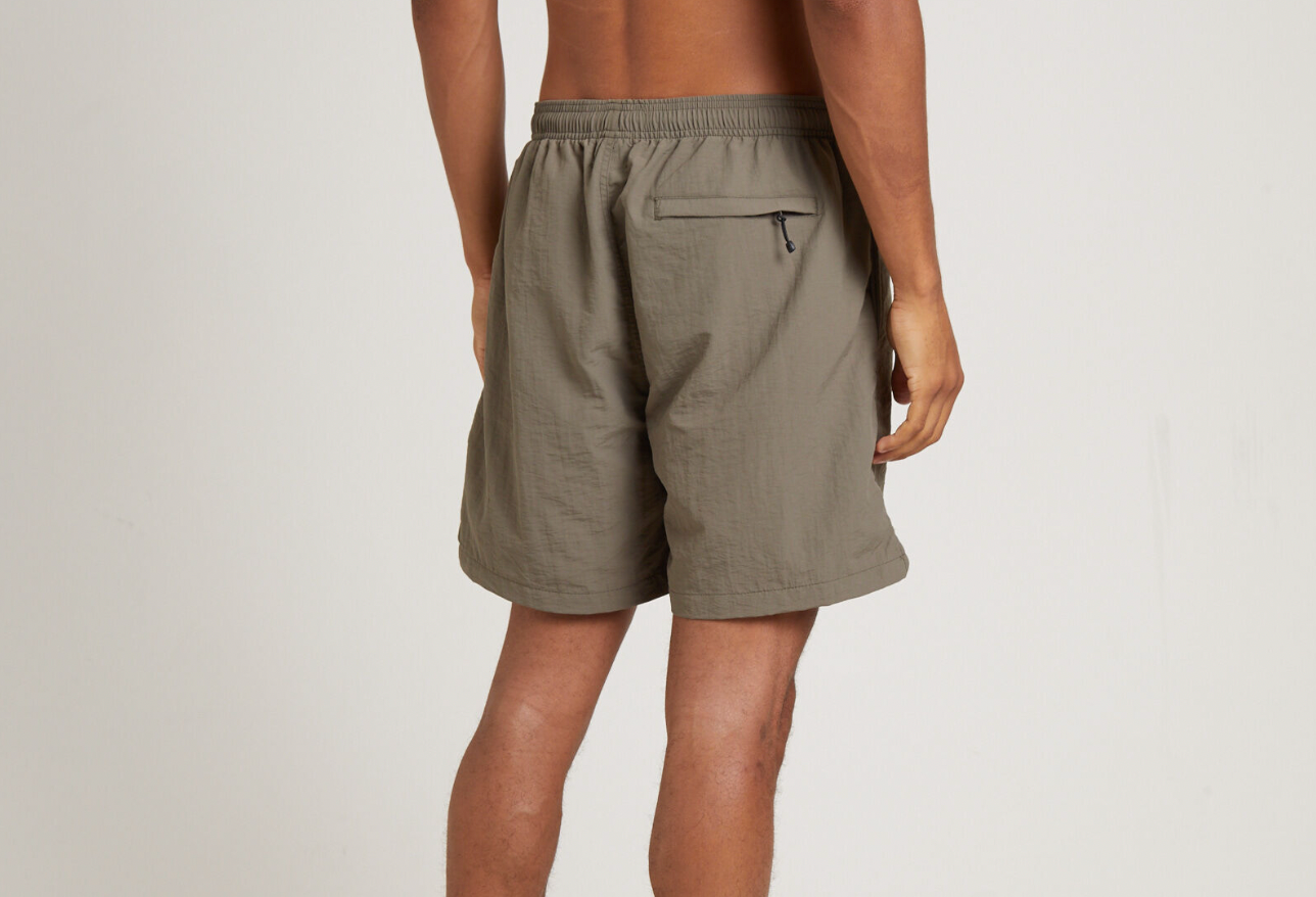 STUSSY BIG STOCK WATER SHORTS - KALAMATA BROWN